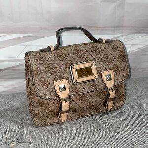 Guess Signature Handbag Tan Mini